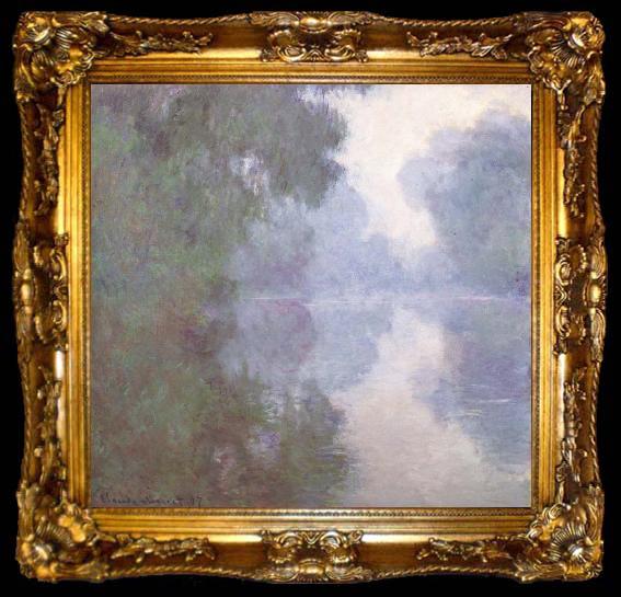 framed  Claude Monet Morning on the Seine, ta009-2